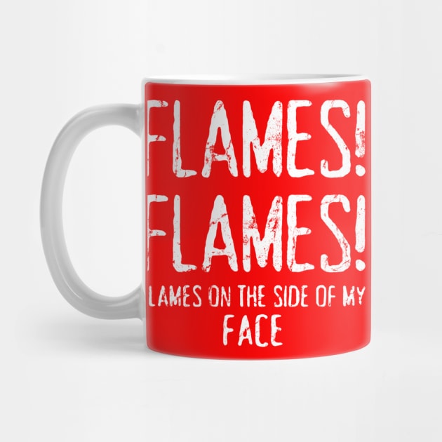 flames on the side of my face by Gpumkins Art